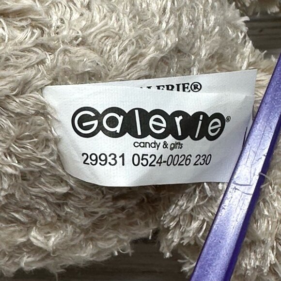 Galerie Hershey Plush Bear Moose Chocolate Promo Gift 7 Inch Red Logo Ribbon - Picture 13 of 14